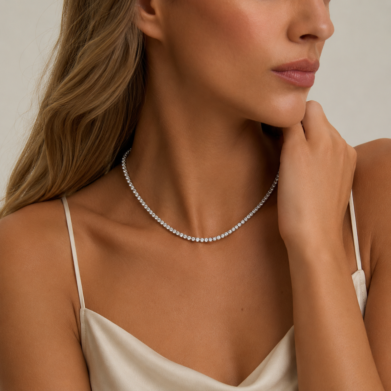 Luxe Tennis Verižica