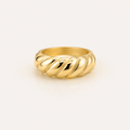 Statement gold prstan